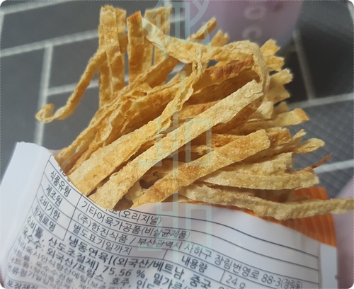 다이소 쥐포 빼빼어포