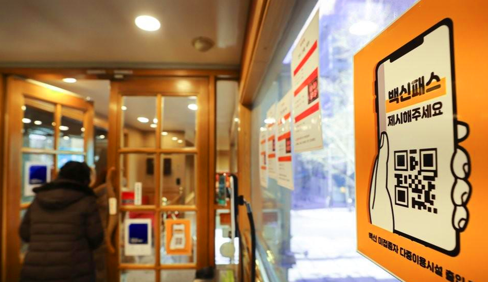 방역패스 적용시설