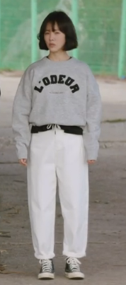 힙하게 한지민 니트