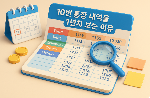 1년치 통장내역 관련영상