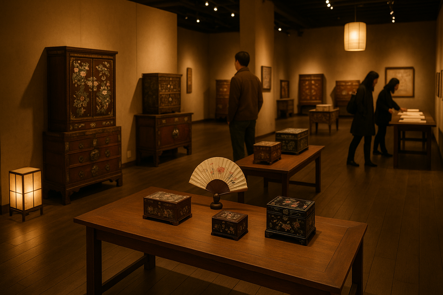 인사동에서 열린 전통 공예 특별전