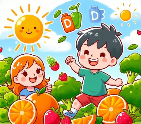 비타민 C·D 면역력 강화 튼튼하게 잘아요
