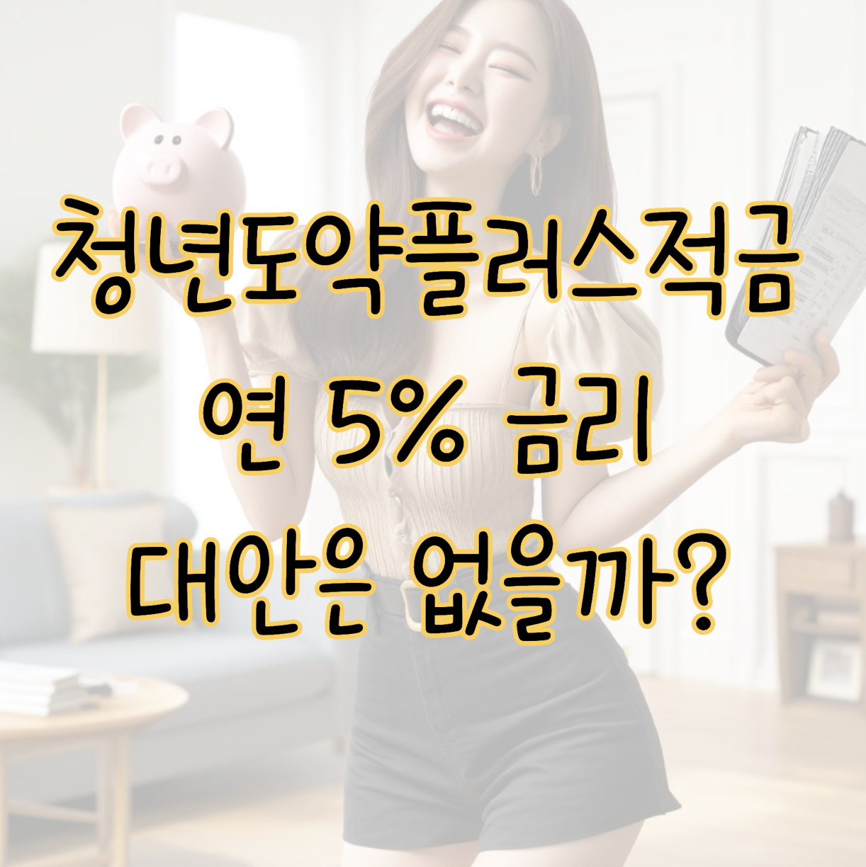 청년도약플러스적금 연 5% 금리 최고의 선택일까? 대안은 없을까? 표지