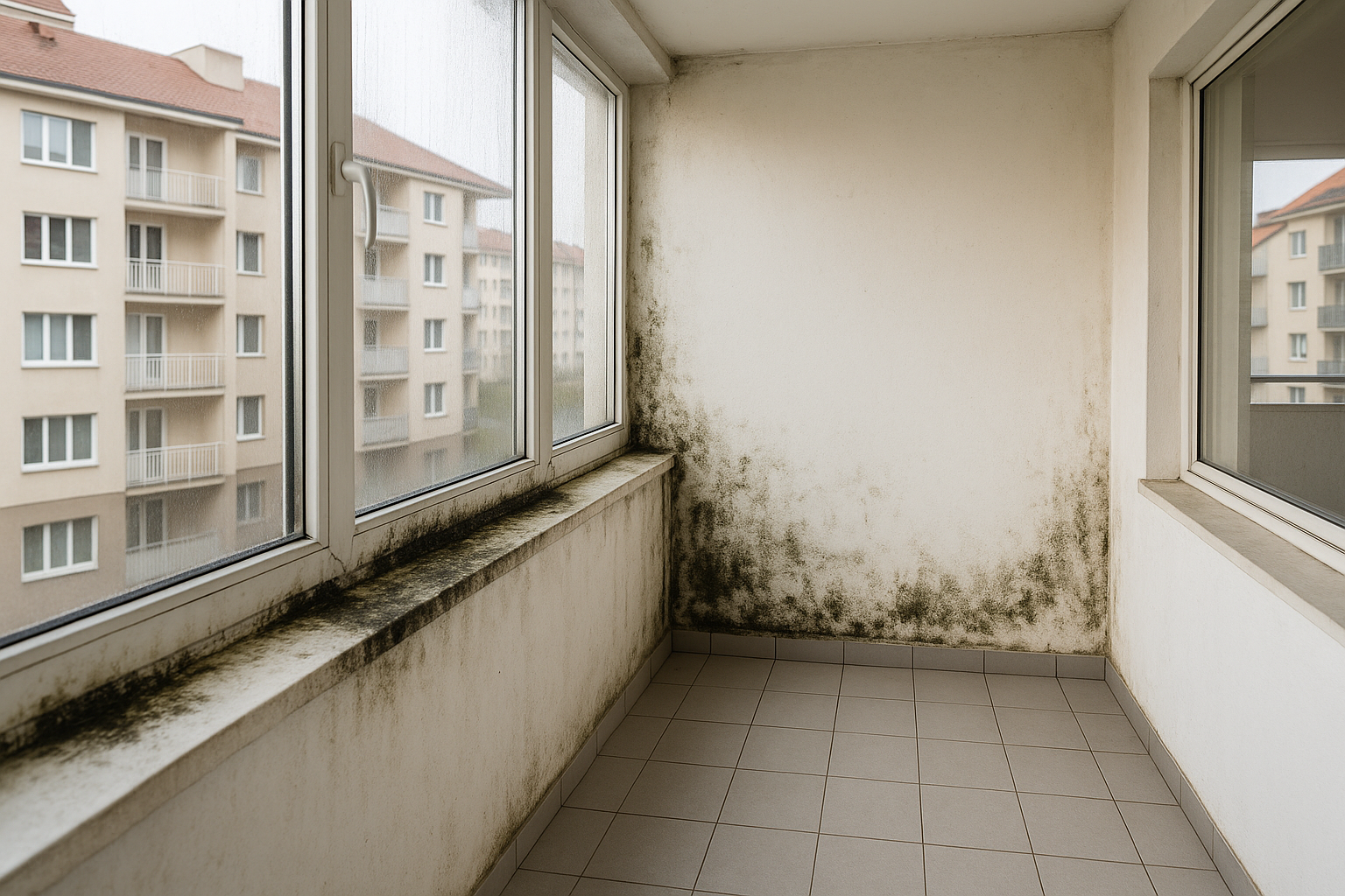 베란다 곰팡이 사진