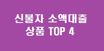 신불자 소액대출 상품
