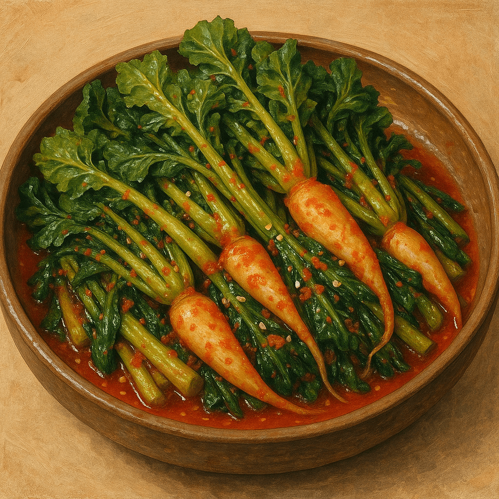 여름음식 대표주자인 항산화 발효음식 열무김치