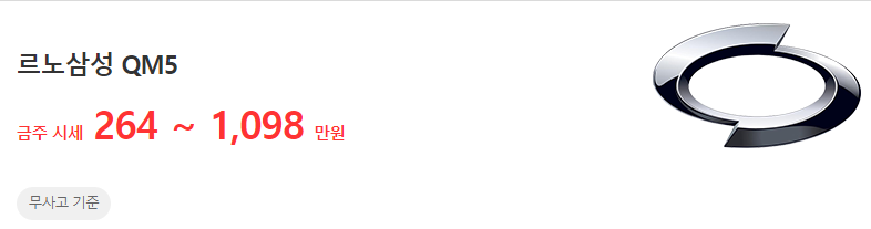 500만원이하 중고차 시세표