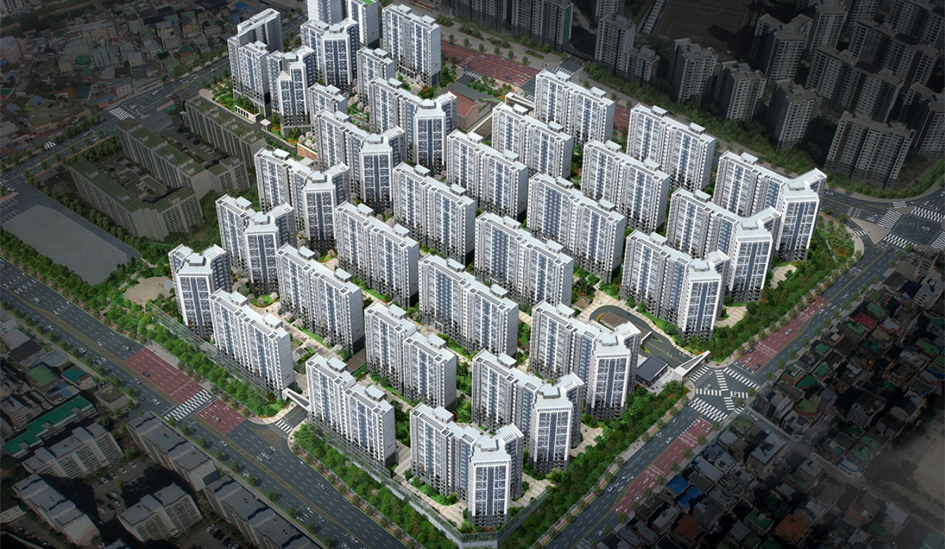 매교역 팰루시드 조감도