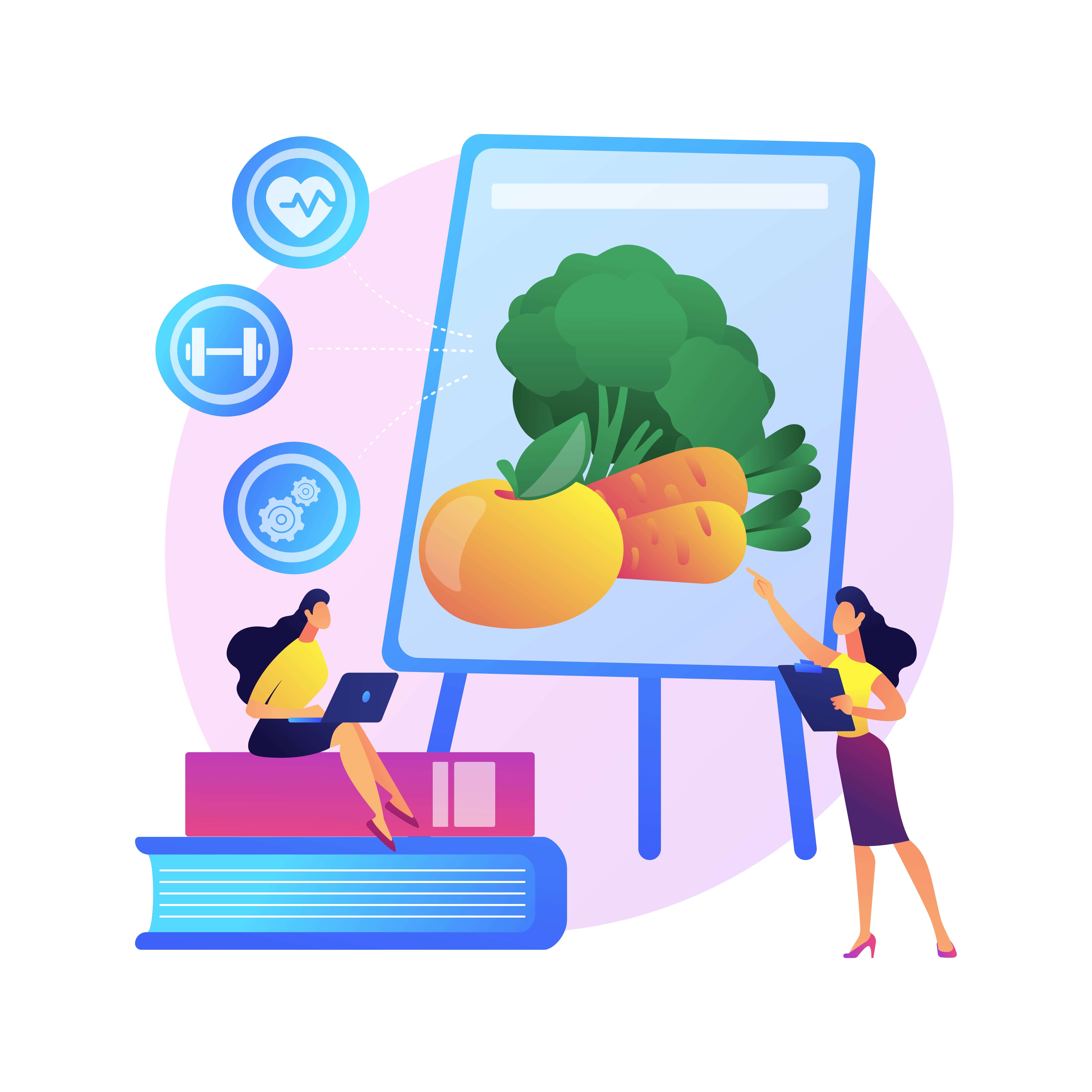 고혈압 원인, 증상, 치료법 개선을 위한 건강 식단 교육 장면