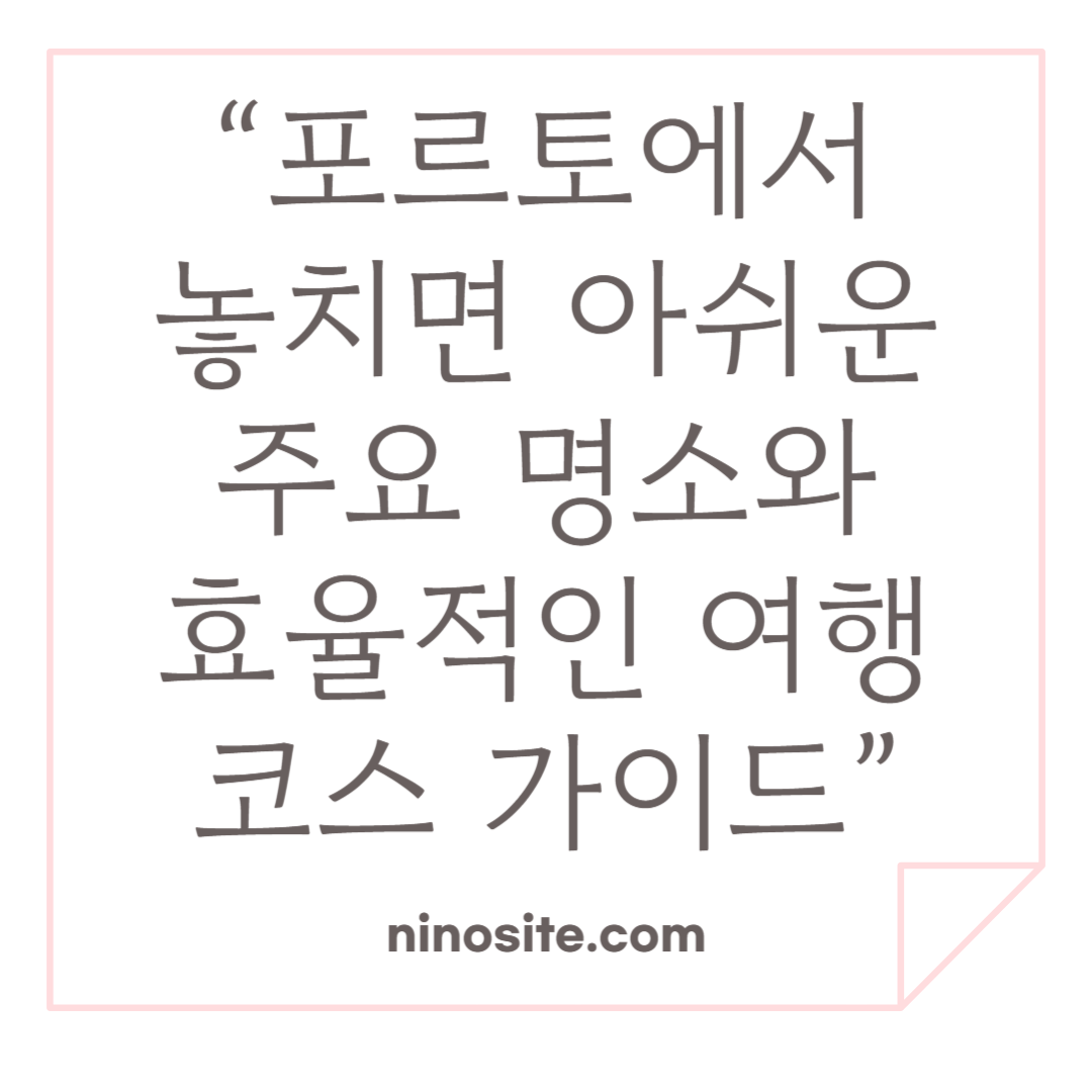 포르토 여행정보 이미지