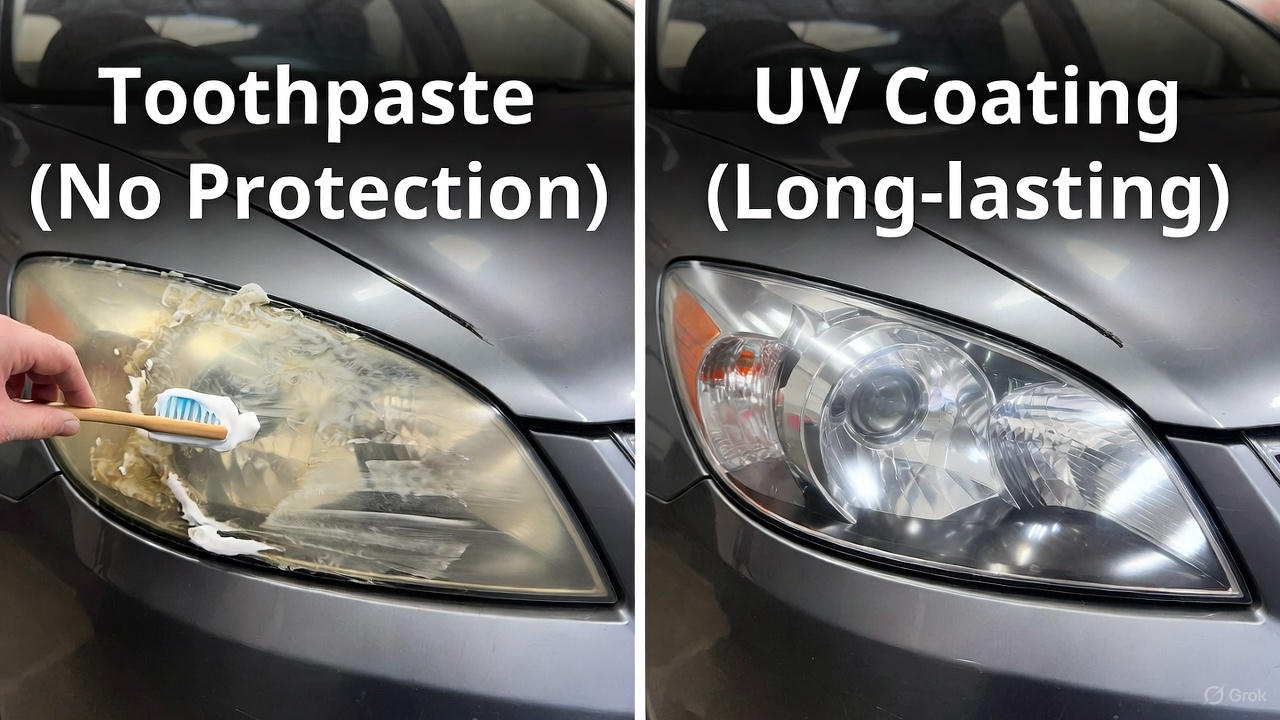 헤드라이트 복원 관련 사진