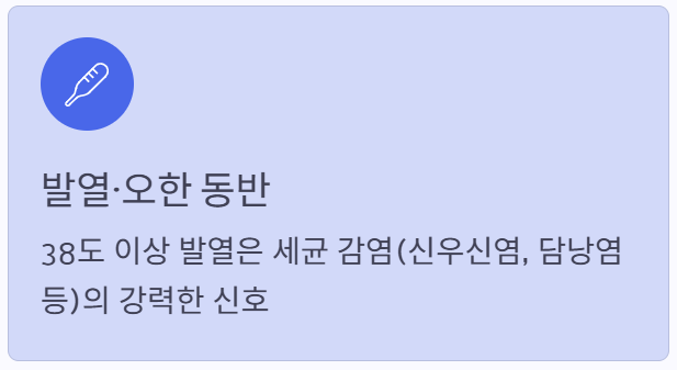 오른쪽 옆구리 통증 의심되는병