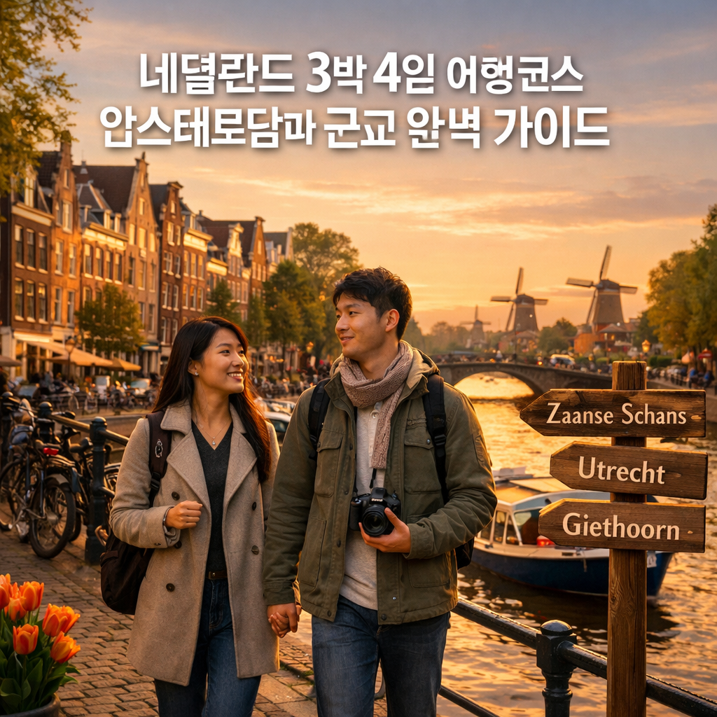 네덜란드 3박 4일 여행코스 암스테르담과 근교 완벽 가이드