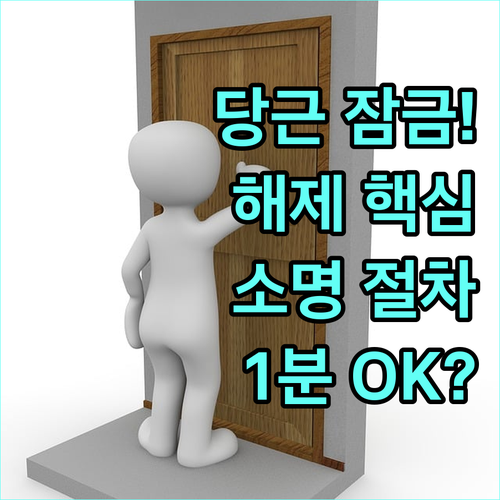 당근마켓 계정 잠금 해제 요청 절차와..