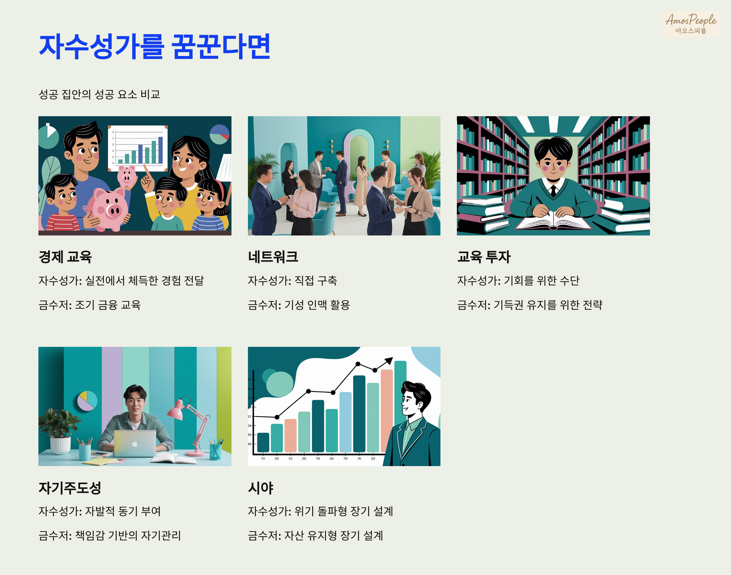 자수성가를 꿈꾼다면, 이 점을 기억하세요