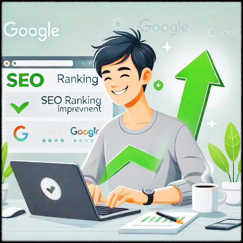 노트북 하며 웃는 사람.