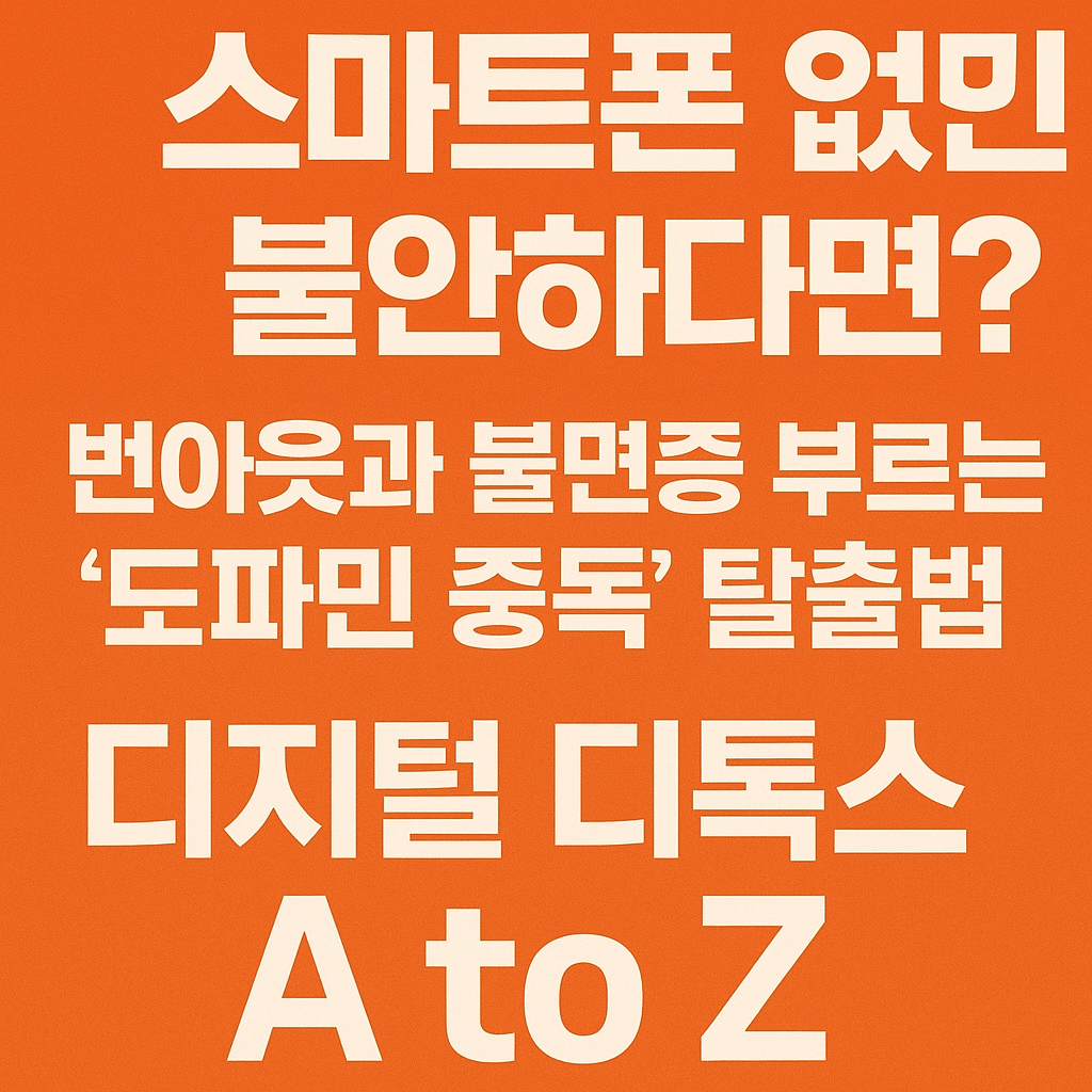 디지털 디톡스 A to Z
