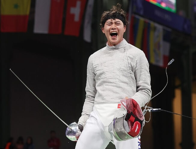 파리올림픽 남자 펜싱 사브르 오상욱 금메달