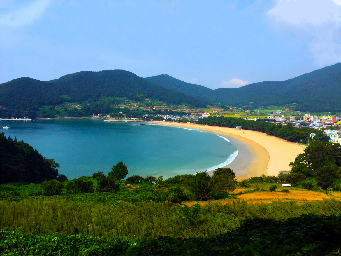 상주 은모래비치 전경