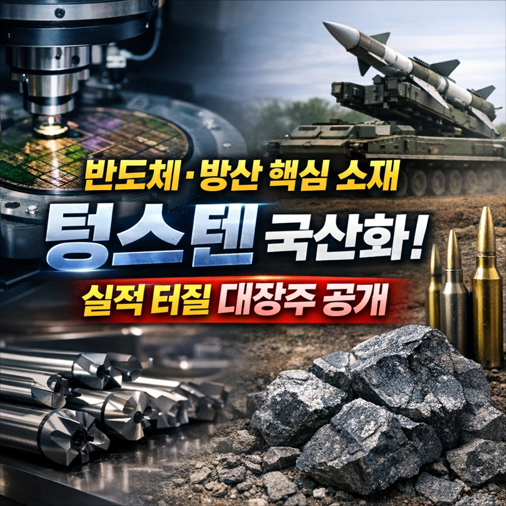 텅스텐 관련주 대장주 TOP3