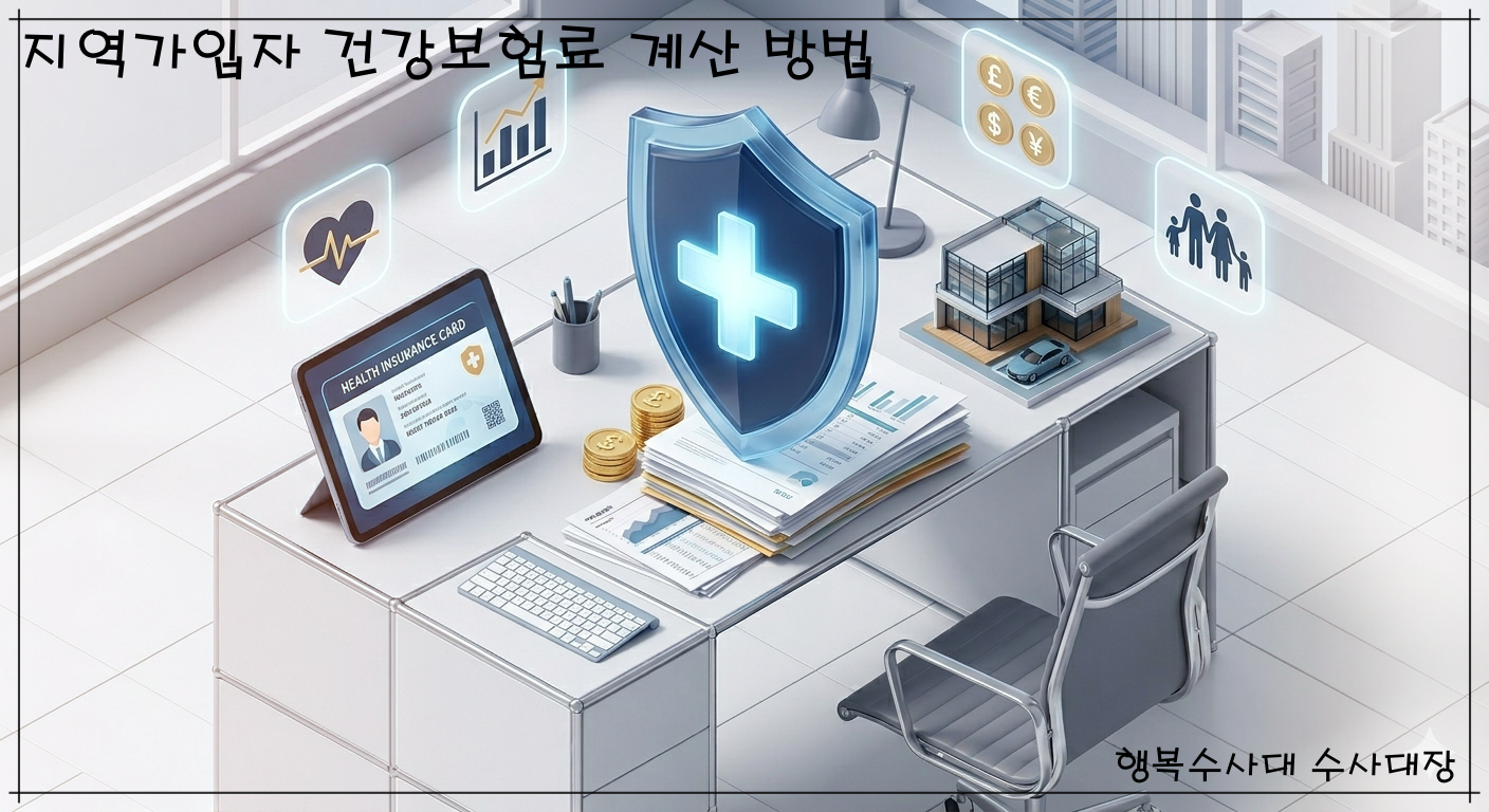지역가입자 건강보험료 계산 방법