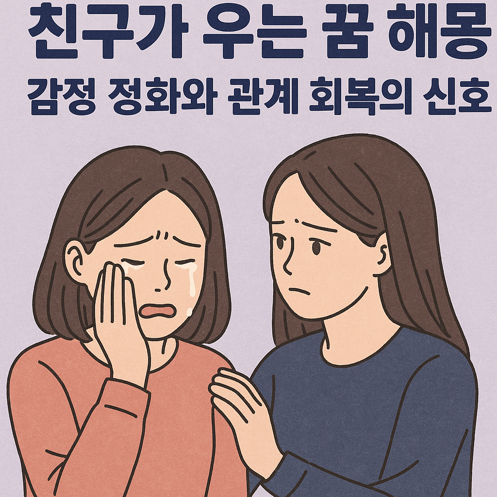 친구가 우는 꿈