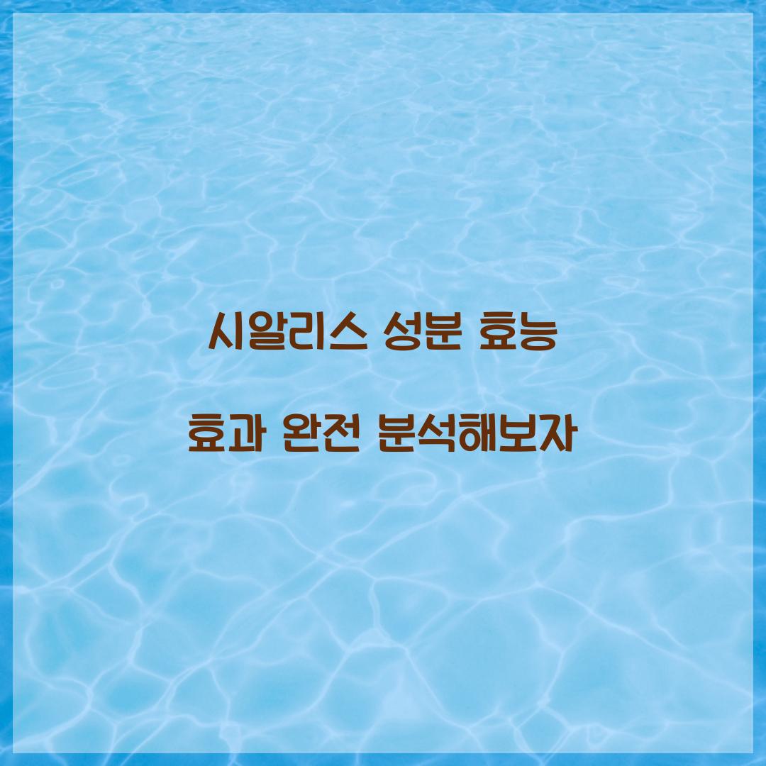 시알리스 성분 효능 효과