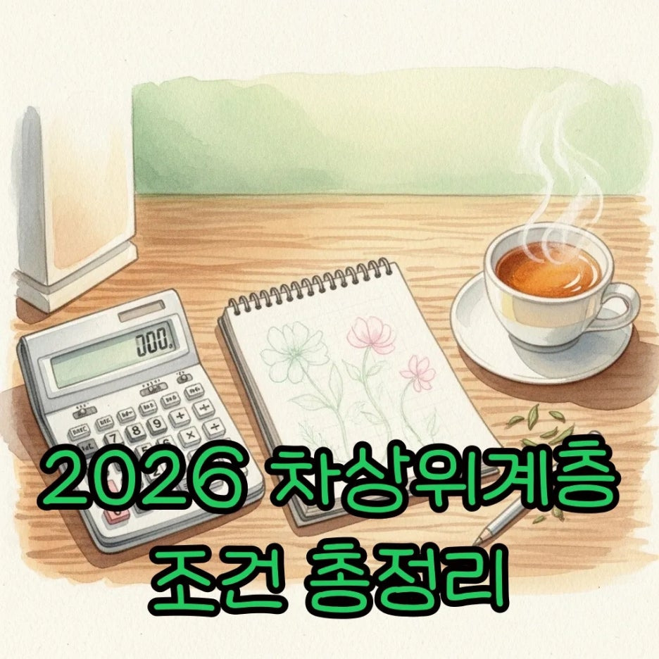 따뜻한 차 한 잔과 메모장이 놓인 아늑한 책상 풍경