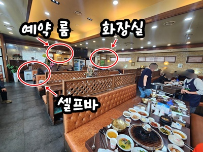 산과들가든룸과화장실