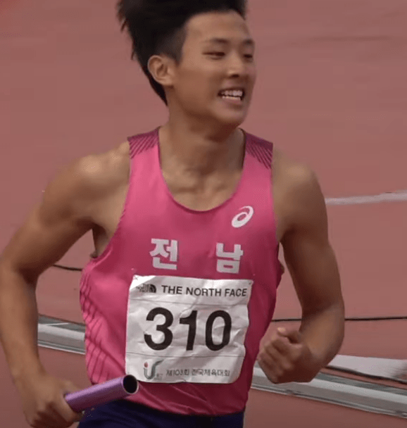 배건율 선수 대회 모습