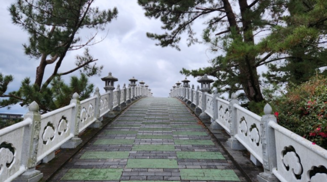 제주도 각종 오름에도 많은 비가 내리고 있는 모습