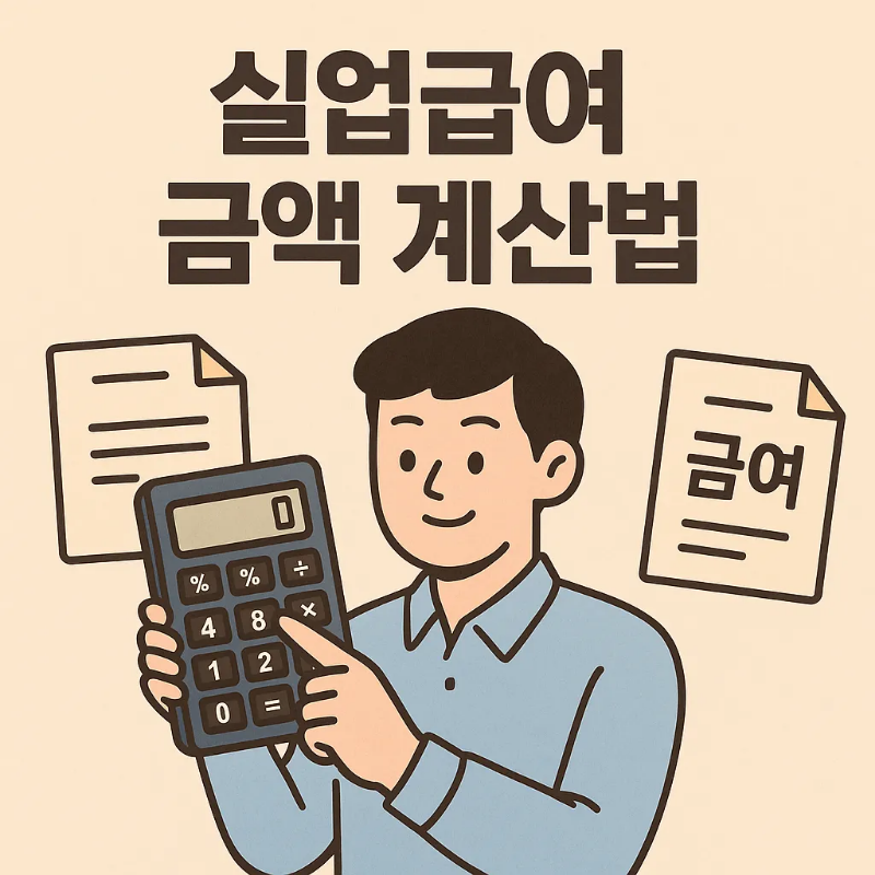 실업급여 신청자격과 금액 계산 및 계산도구, 계산기 소개