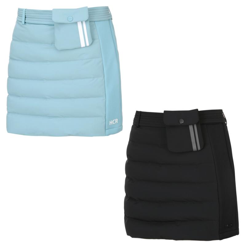 힐크릭 여성골프치마 겨울패딩스커트 언벨런스다운 큐롯 1HCCUW1744