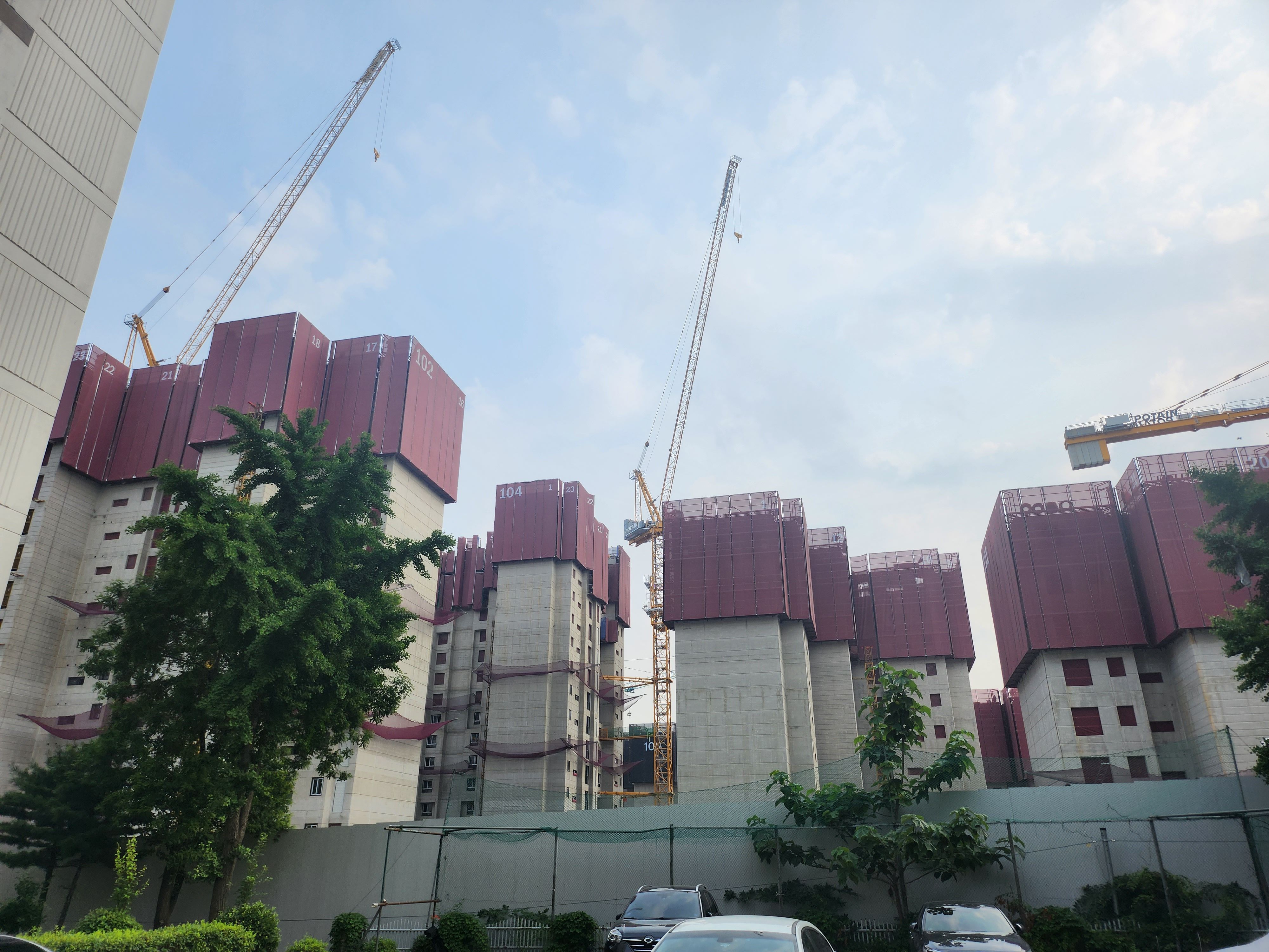 힐스테이트e편한세상문정-공사-현장