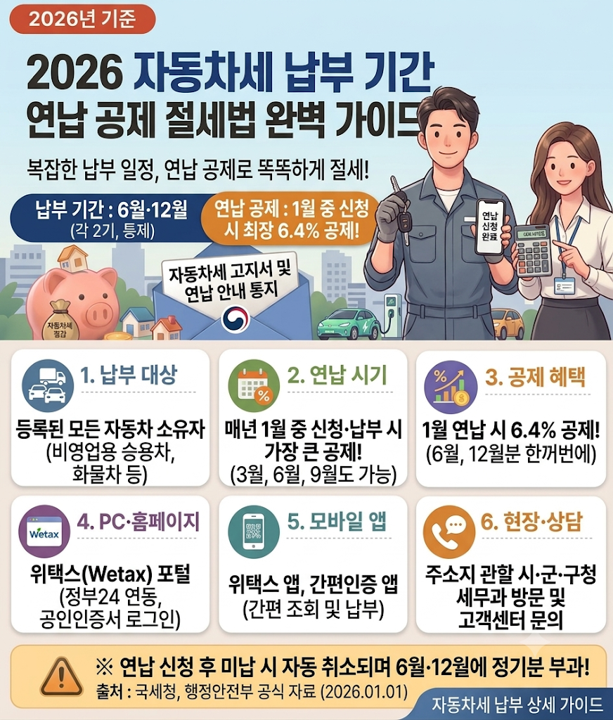 자동차세 납부
