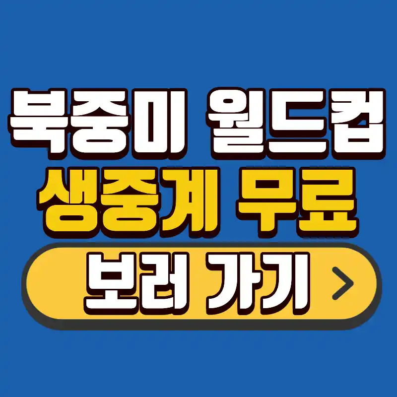 2026 FIFA 북중미 월드컵 중계 방송 생중계 보러가는 방법을 알려주는 글의 썸네일