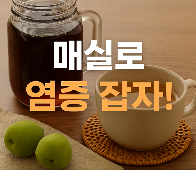 매실과 염증의 관계? 40대 이후 여성 건강을 되찾는 매실 한 스푼의 비밀