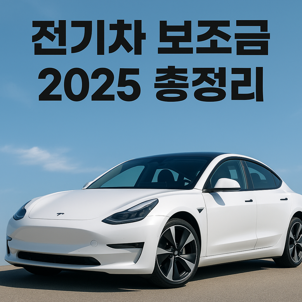 전기차 보조금 신청방법 2025 총정리, 올해 혜택 안 받으면 진짜 손해