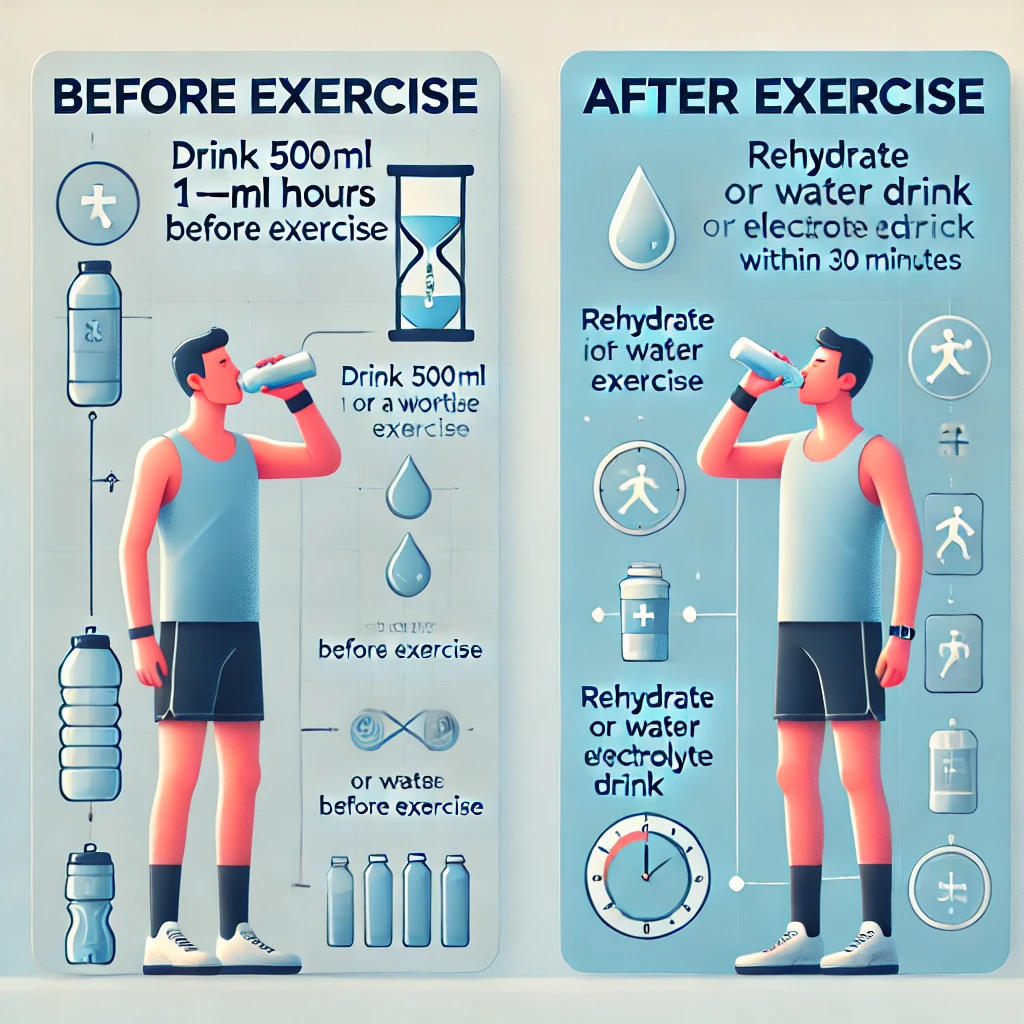 운동 전후 꼭 챙겨야 할 수분 섭취