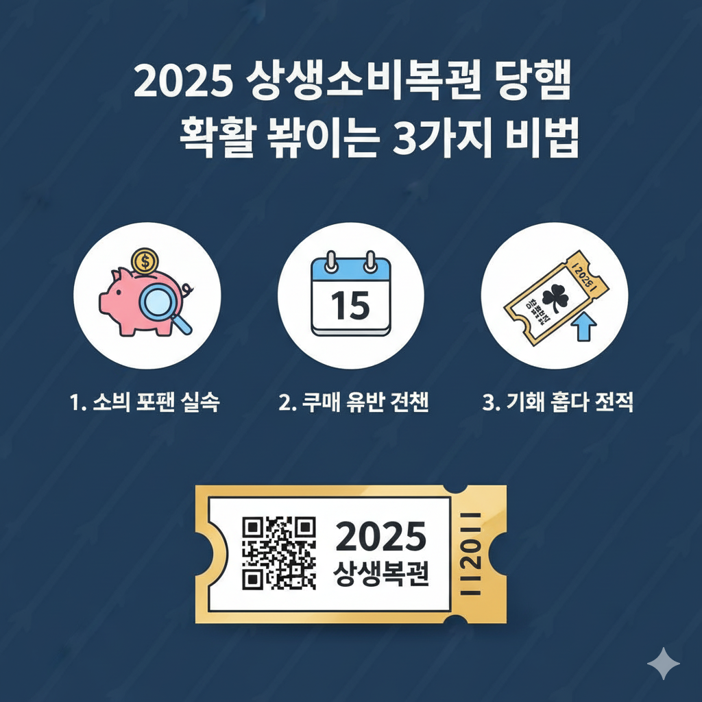 2025 상생소비복권 당첨 확률