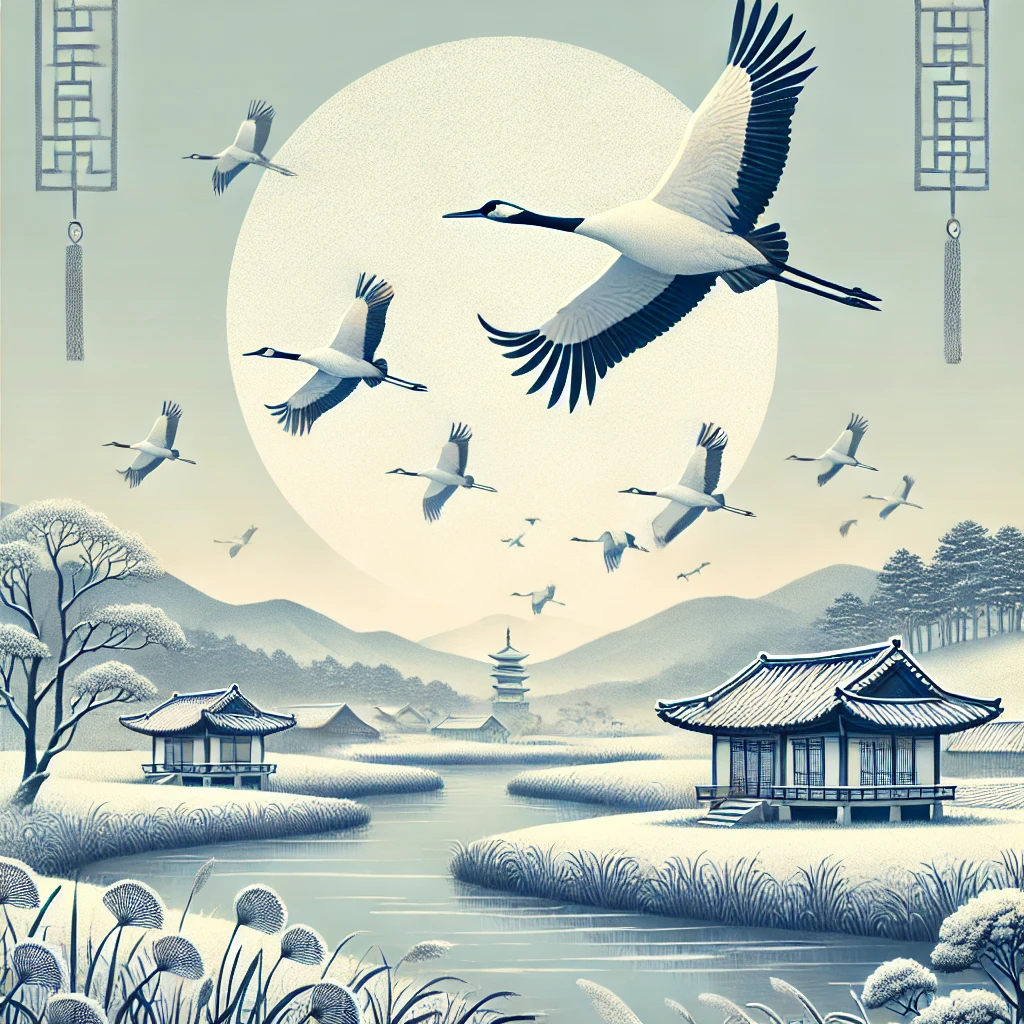 겨울 철새의 비행: 두루미의 이동 경로와 한국에서의 역할