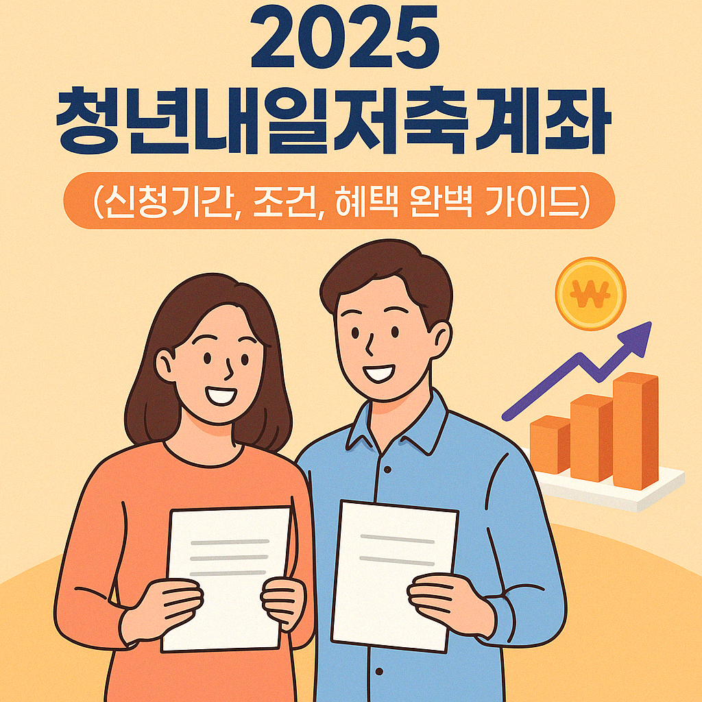 청년내일저축계좌 2025 정책 요약 인포그래픽