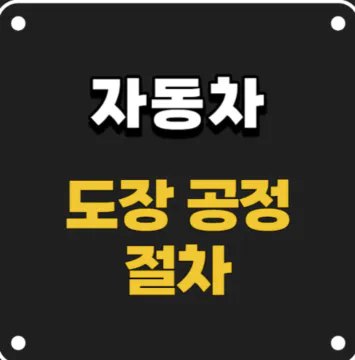 자동차-도장공정-절차