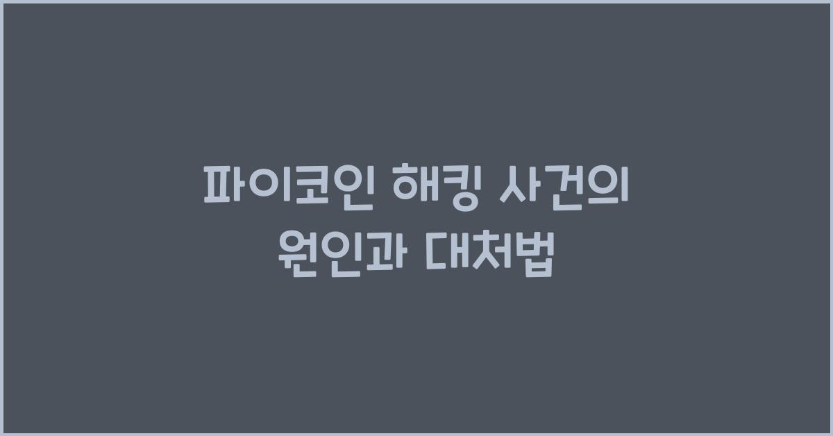 파이코인 해킹