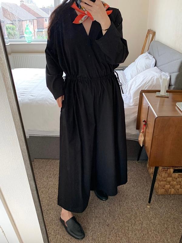 COS 코스 오버사이즈 크롭 큐롯 점프슈트