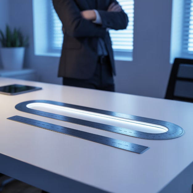 ‘숨은 키’의 정체, 구부러진 자를 펴는 원리