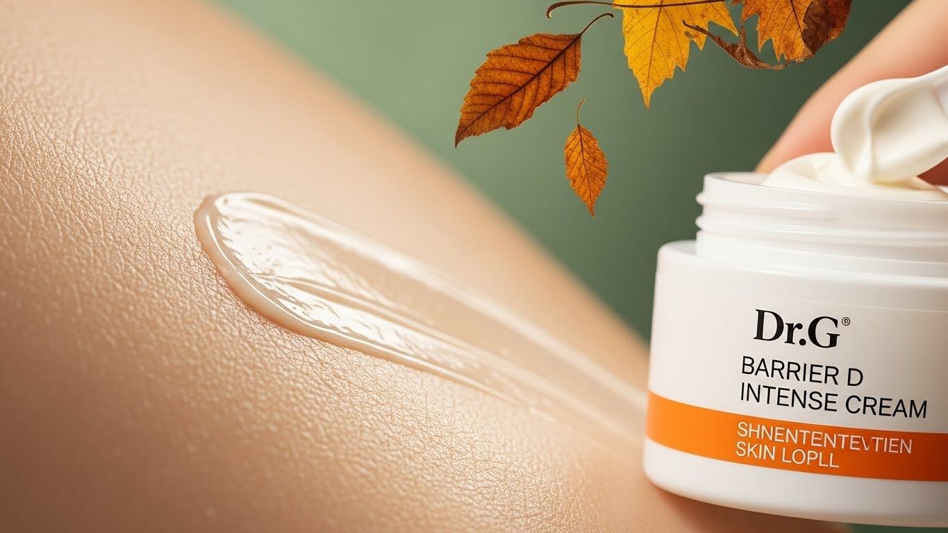 밝고 건강한 피부 표면을 클로즈업하여 매우 상세하게 촬영한 사진으로, 눈에 띄고 강화된 피부 장벽이 보호막 역할을 합니다.