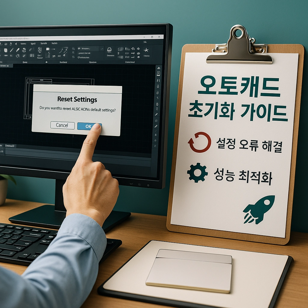 오토캐드 초기화 가이드-설정 오류 해결부터 성능 최적화까지