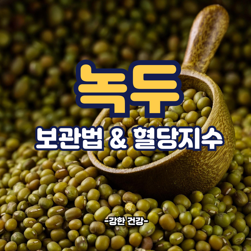 녹두 보관법