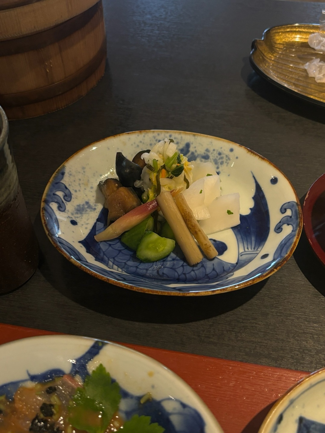 일본 교토 아라시야마 맛집 다이쇼 하나나의 반찬